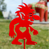 Garden Stake: Red Troll Garden Stake (30" Height)
