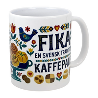 Mug: Swedish Fika Traditions Wraparound Ceramic Mug (11 oz)