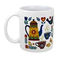 Mug: Swedish Fika Traditions Wraparound Ceramic Mug (11 oz)