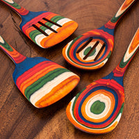 Utensil: Colorful Birch Mixing Spoon