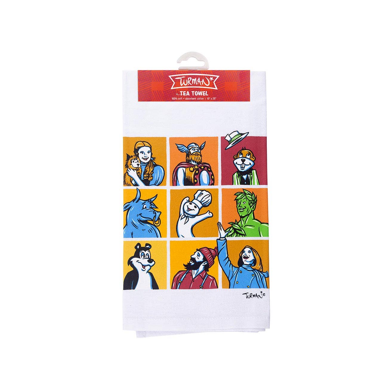 Tea Towel: Minnesota Bunch Tea Towel by Adam Turman