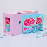 Candy: Bubs Sour Forest Berries Flavor Chewy Candy Ovals (90g) Bag 3.175 oz Made in Sweden