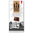 The MilkBoy Swiss Chocolate 72% Cocoa with Coffee (85g) packaging features a beautiful mountain scene, a tempting chocolate piece, aromatic coffee beans, and the Swiss flag. Its Rainforest Alliance Certified for responsible sourcing.