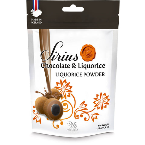 Candy: Noi Sirius Liquorice In Milk Chocolate With Liquorice Powder