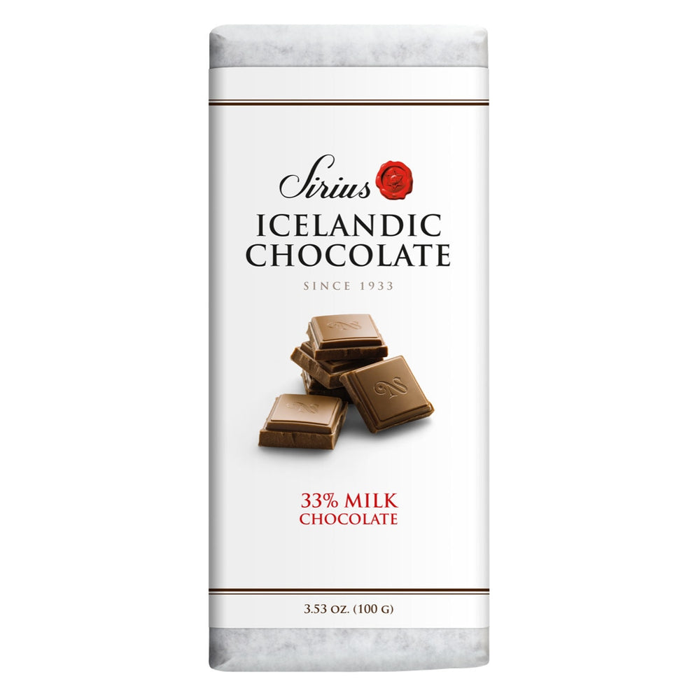 Candy: Sirius Icelandic Chocolate - 33% Milk Chocolate - Single (100g)