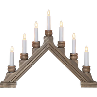 Candelabra: Star Trading - Karin Electric 7-Light Red, Brown, or Gray