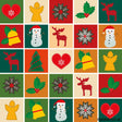 Add holiday cheer to your kitchen with the "Christmas Bingo" Multi-Colored Swedish Dish Cloth, featuring a festive grid of Christmas images. This eco-friendly dishcloth is perfect for celebrating the season.
