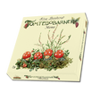 The cream-colored box for the Game: Elsa Beskow Children of the Forest Memory Game shows four gnome children from Beskow’s story sitting among red mushrooms and plants in this charming memory game.