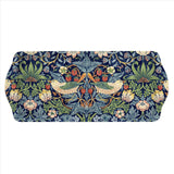 Tray: Strawberry Thief Melamine Tray - Blue by William Morris Sandwich or Almond Cake Tray