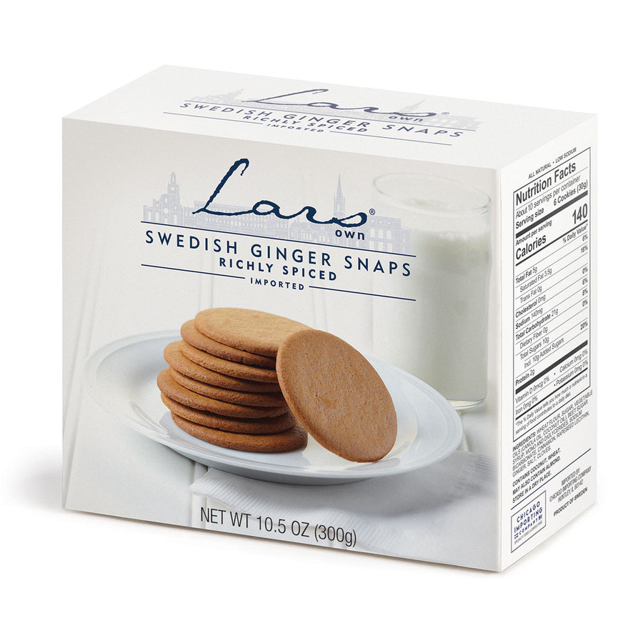 Cookies: Lars Own - Swedish Ginger Snaps Box (10.5 oz Box)