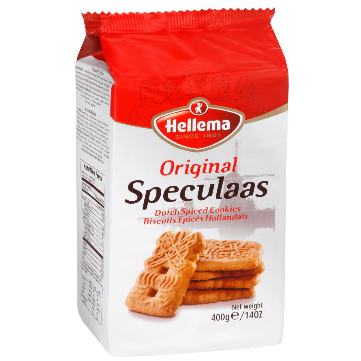 Cookies: Speculaas Hellema Dutch Spiced Cookies - Windmill Cookies