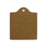 Tile: Uff Da! Ceramic Cork Backed Cheeseboard Wall Decor 6.25" wide x 7.5" high