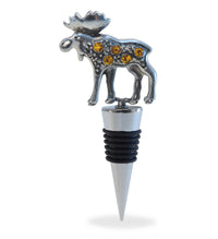 Wine Stopper: Metal Moose Wine Stopper