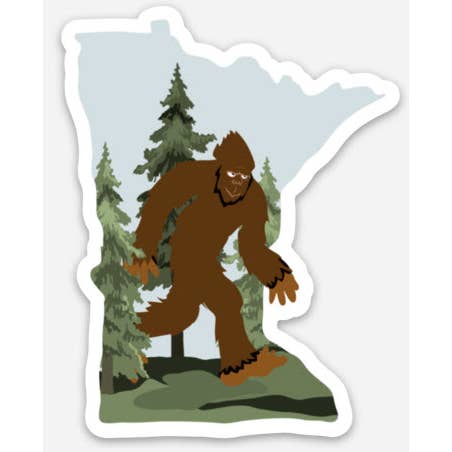 Sticker: MN Bigfoot