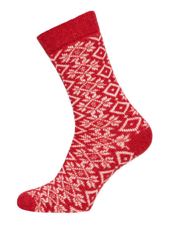 Socks: Norwegian Red Socks classic 45% wool content