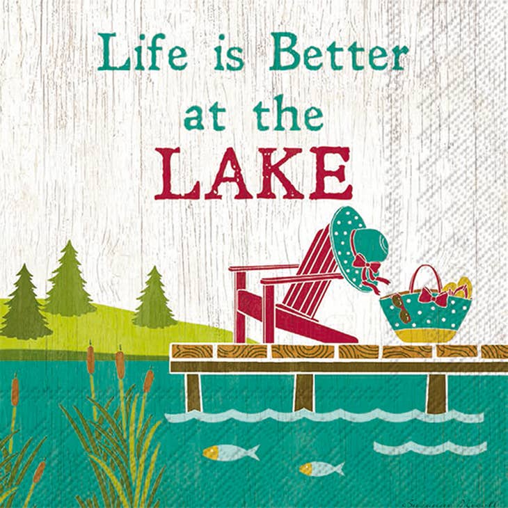 Napkins: Life is Better at the Lake