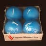 Candle: Blue 2.5" Ball Candles (4 Pack)