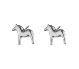 Necklace: Swedish Dala Horse Necklace by Anna Viktoria of Sweden Surgical Steel