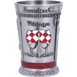 Shot Glass: Sweden Vikings 1 oz Metal Shot Glass with 3D Images From Sweden
