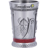 Shot Glass: Sweden Vikings 1 oz Metal Shot Glass with 3D Images From Sweden