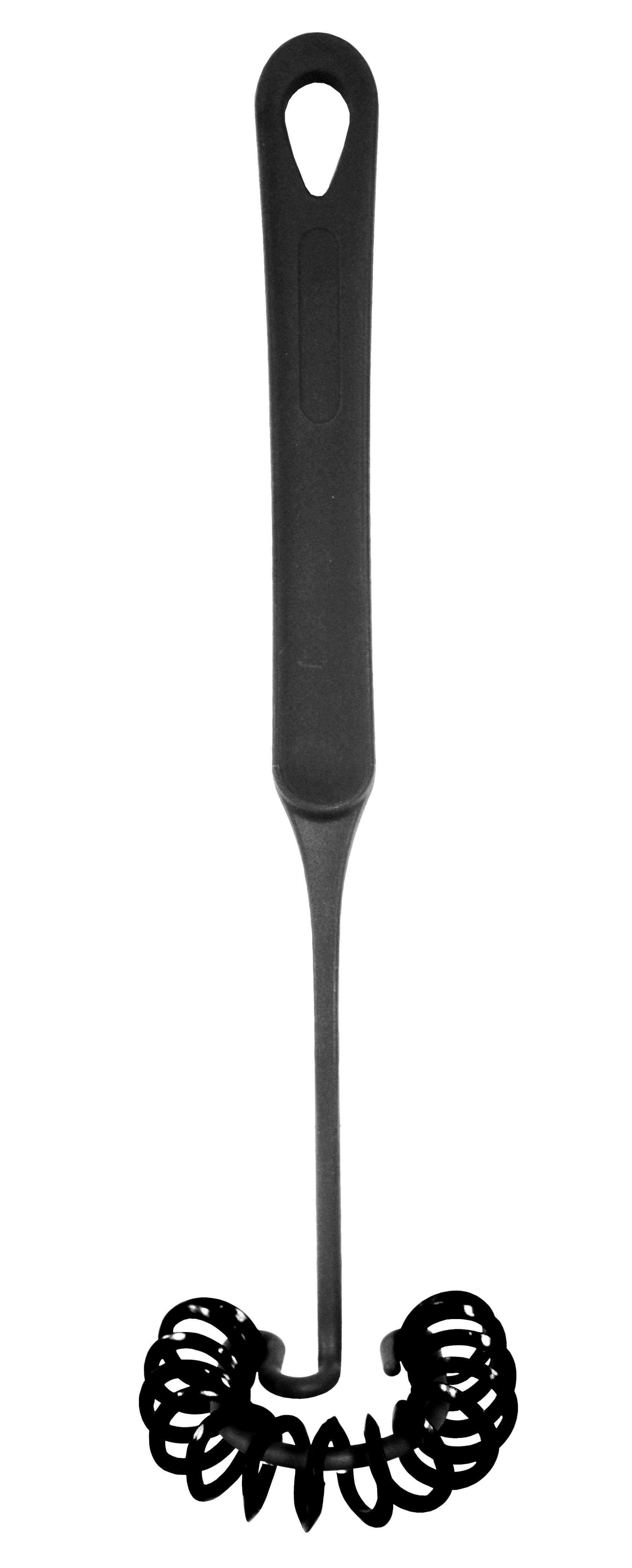 The Whisk: Gourmaid Whisk (Black) has a BPA-free plastic handle and a heat-resistant silicone spiral head with a unique shape.