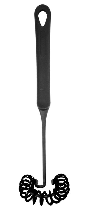 The Whisk: Gourmaid Whisk (Black) has a BPA-free plastic handle and a heat-resistant silicone spiral head with a unique shape.