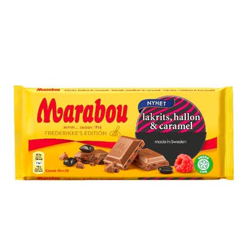 Candy: Marabou - Lakrits, Hallon & Caramel (185g)