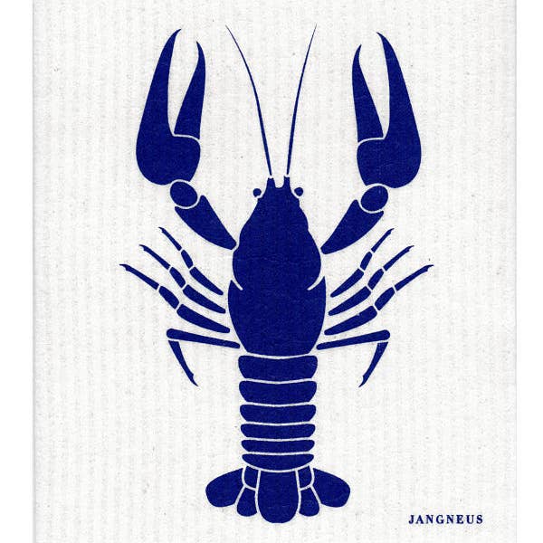 Dish Cloth: Crayfish Blue