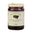 Jar with images of black currants, a Swedish flag, and the Hafi brand name at the bottom.