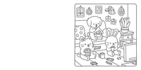 Coloring Book: Fuzzy Hygge Cute and Cozy Coloring Book by Vivi Tinta (paperback)