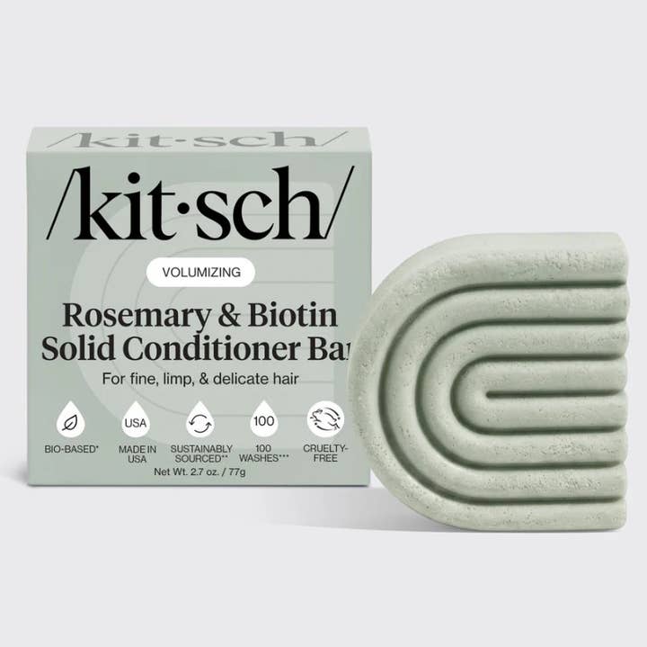 Hair: Rosemary & Biotin Volumizing Hair Conditioner Bar 2.7 oz by Kitsh