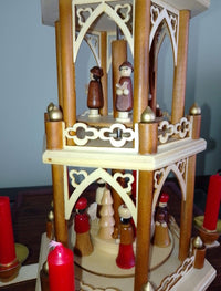 Candles: White Christmas Pyramid Candles Pyramiden-Kerzen Box of 50 Candles 14 x 70mm (Copy)