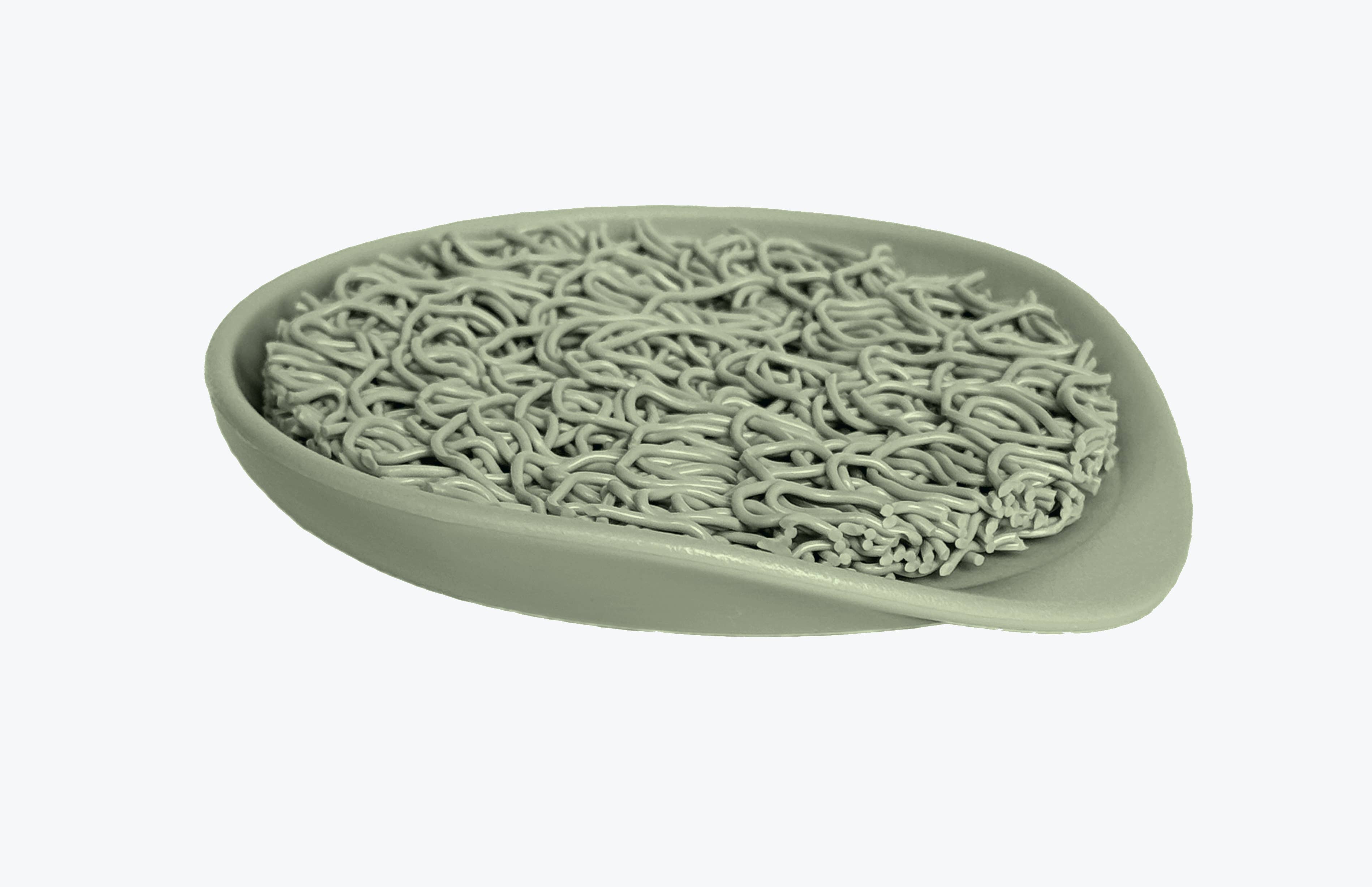 The Soap Dish & Lift combines a ceramic dish in a leaf shape with a raised edge and tangled worm-like design for effective soap lifting. The eco-friendly, recyclable set ensures counters remain clean and dry. Product: Round Soap Dish Set w/ Soap Lift Soap Saver - Sage.