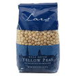 A blue bag of Lars Yellow Peas—whole dried yellow peas, a classic Nordic ingredient for traditional Swedish pea soup. Net weight: 18 oz (511g).