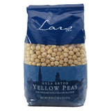 A blue bag of Lars Yellow Peas—whole dried yellow peas, a classic Nordic ingredient for traditional Swedish pea soup. Net weight: 18 oz (511g).