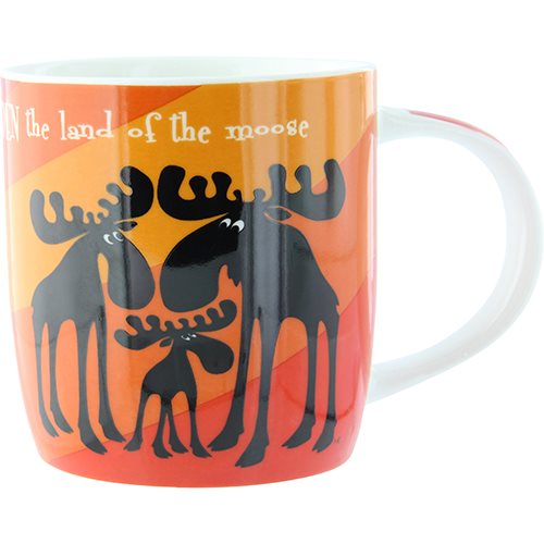 Mug: "Sweden the Land of the Moose" (12oz)
