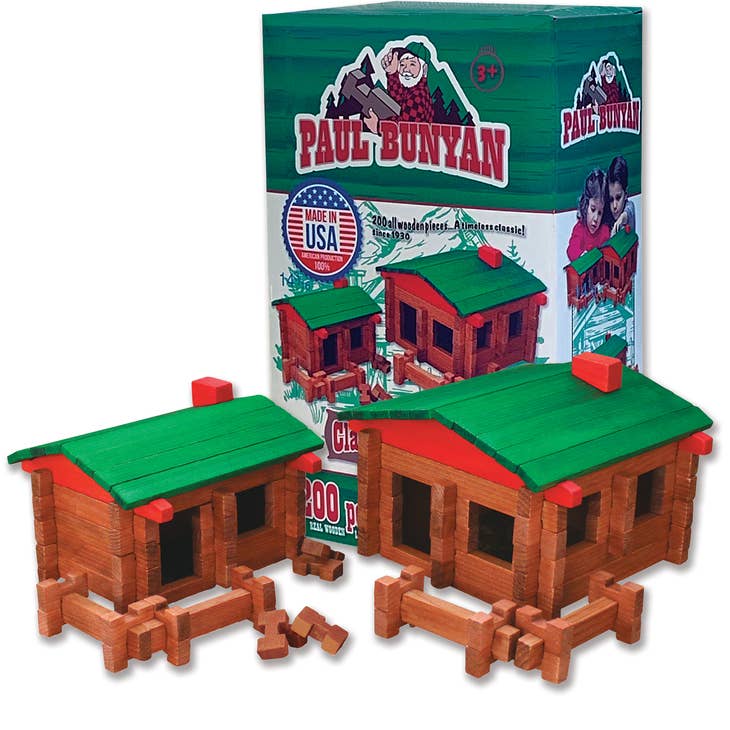 Toys: Paul Bunyan Classic Log Cabin