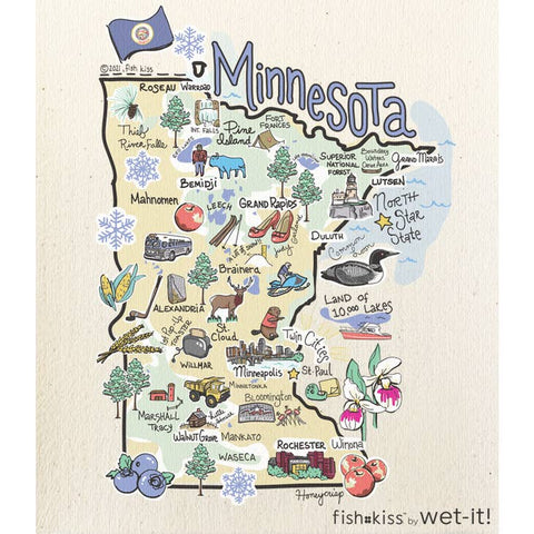 Dish Cloth: Minnesota