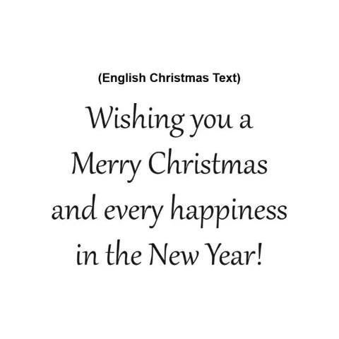 Text reads: Wishing you a Merry Christmas and every happiness in the New Year! Featured in our Card Pack: Gnomes around a Tree Card Pack, inspired by classic Scandinavian Christmas cards.