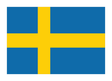The Magnet: Swedish Flag (3.5" x 2.5") displays a yellow Nordic cross on blue, making it an ideal Sweden souvenir and a tribute to Swedish heritage.