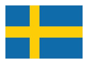 The Magnet: Swedish Flag (3.5" x 2.5") displays a yellow Nordic cross on blue, making it an ideal Sweden souvenir and a tribute to Swedish heritage.