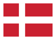 The Magnet: Danish Flag – Magnet (3.5" x 2.5") features Denmark’s iconic white Scandinavian cross on red, making it a perfect gift to celebrate Danish heritage.