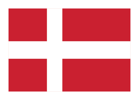 The Magnet: Danish Flag – Magnet (3.5" x 2.5") features Denmark’s iconic white Scandinavian cross on red, making it a perfect gift to celebrate Danish heritage.