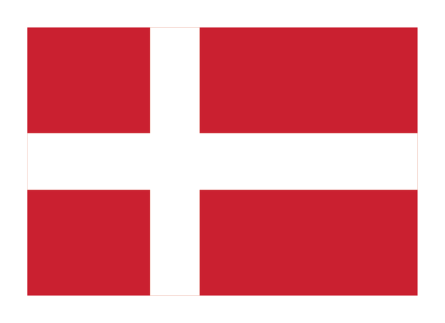 The Magnet: Danish Flag – Magnet (3.5" x 2.5") features Denmark’s iconic white Scandinavian cross on red, making it a perfect gift to celebrate Danish heritage.
