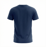 The "Sweden" T-Shirt - Navy is pictured from the back against a white background, featuring short sleeves and soft cotton in classic Scandinavian style.