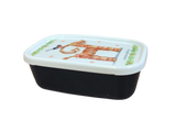 The Mini Christmas Box Container features Marie Stendahl designs, with a white lid showing a straw goat and bird, inspired by classic Swedish holiday décor.