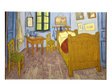 Artwork: Bedroom in Arles Vincent Van Gogh 1853 - 1890 Print on Canvas captures a simple bedroom with wooden furniture, blue walls, and a green window in Van Gogh’s signature style—ideal décor for any art lover.