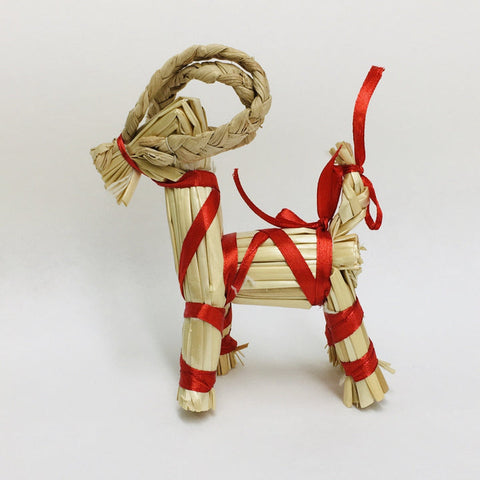 Decoration: Straw Goat Yulbok 4.5"