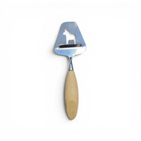 Cheese Slicer: Dala Horse Cheese Slicer Stainless Steel & Wood 8.5" Long Made in Sweden
