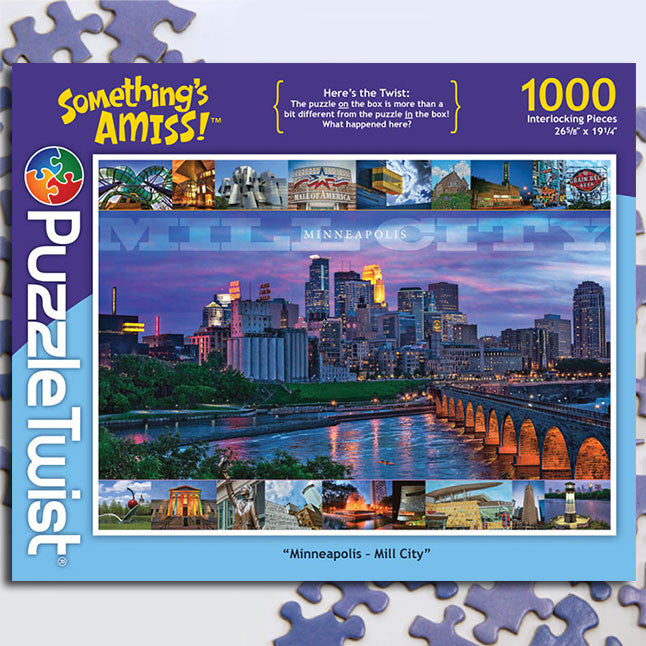 PuzzleTwist: Minneapolis - Mill City (1,000 Pieces)